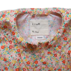 Tablier d'école enfant fleuri
