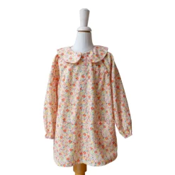 Tablier d'école enfant fleuri