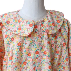 Tablier d'école enfant fleuri