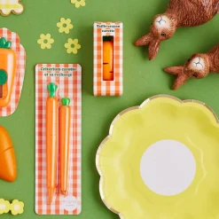 Taille-crayon carotte orange