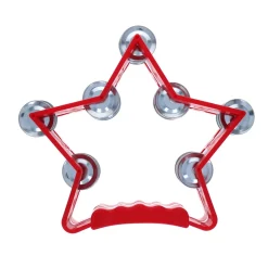Tambourin cymbalettes étoile rouge