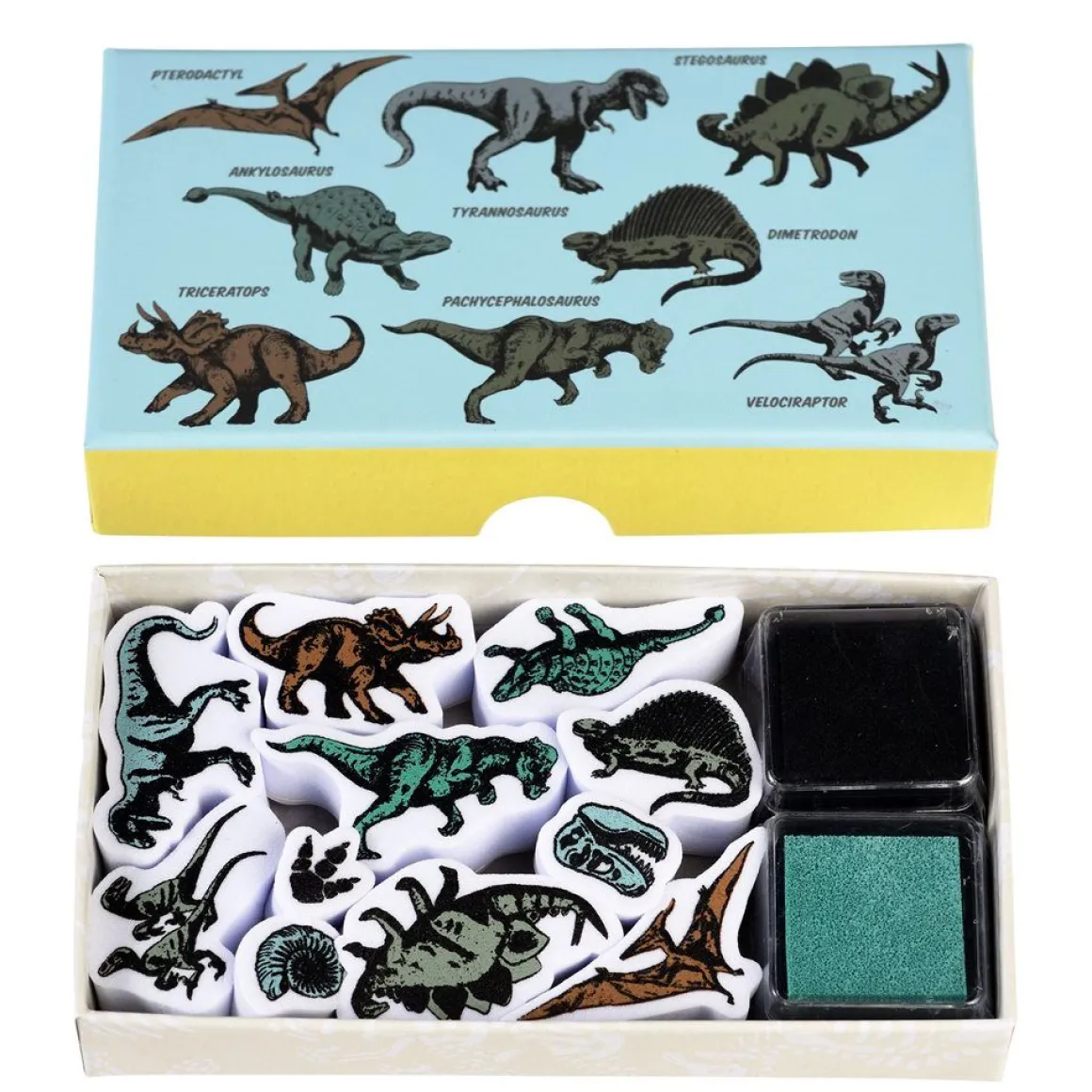 Tampons dinosaures préhistorique