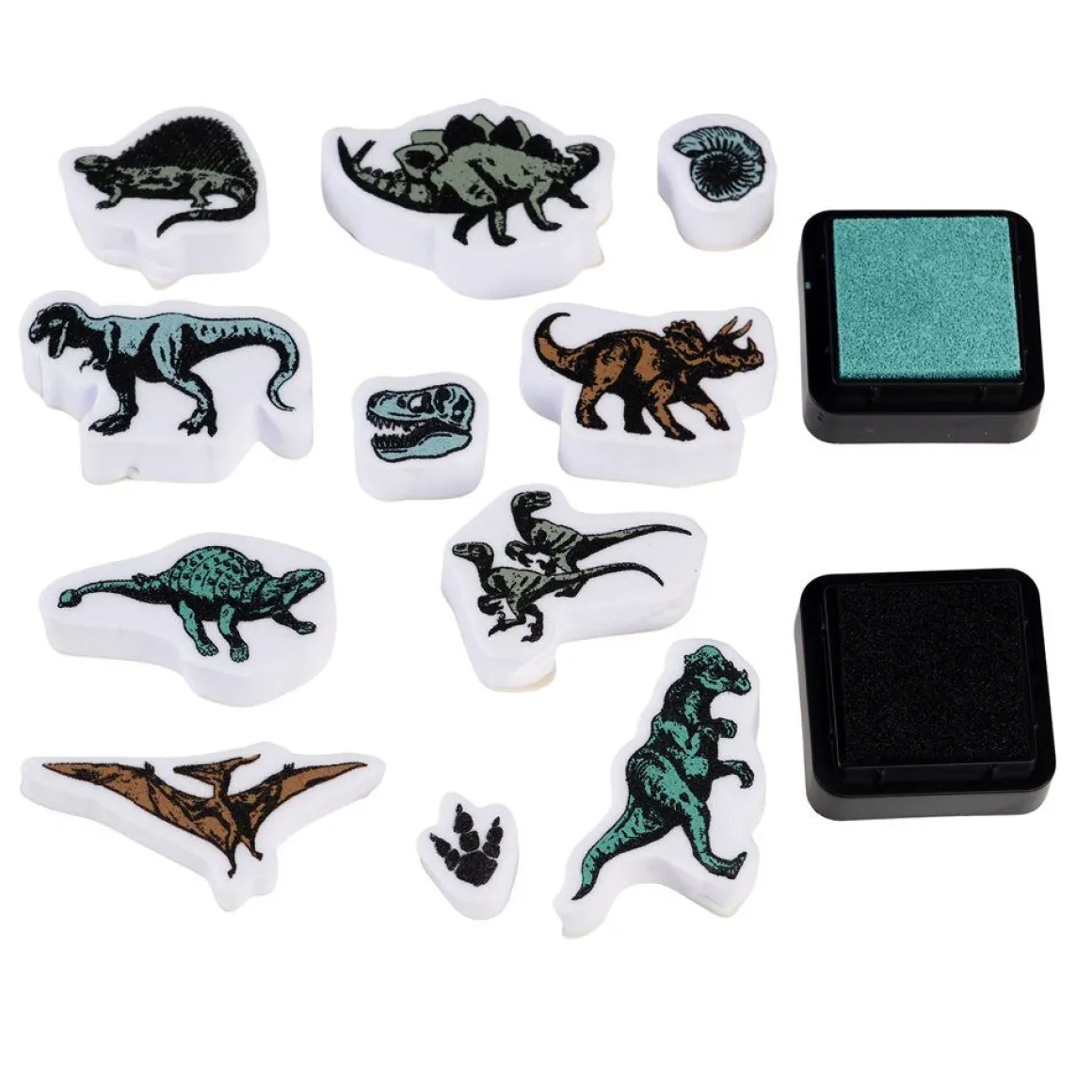Tampons dinosaures préhistorique