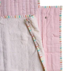 Tapis à langer nomade rayé multicolore - Miaou