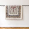 Tapis persan vintage vert