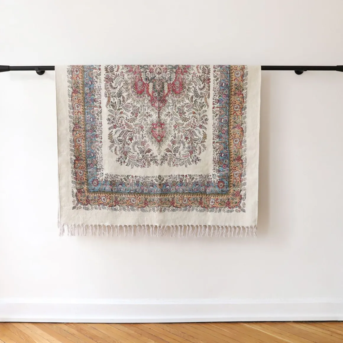 Tapis persan vintage vert
