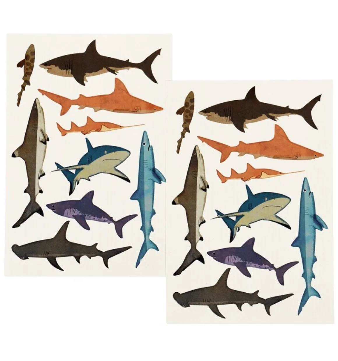Tatouages temporaires requin