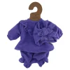 Tenue de poupée Rosie velours violet lavande