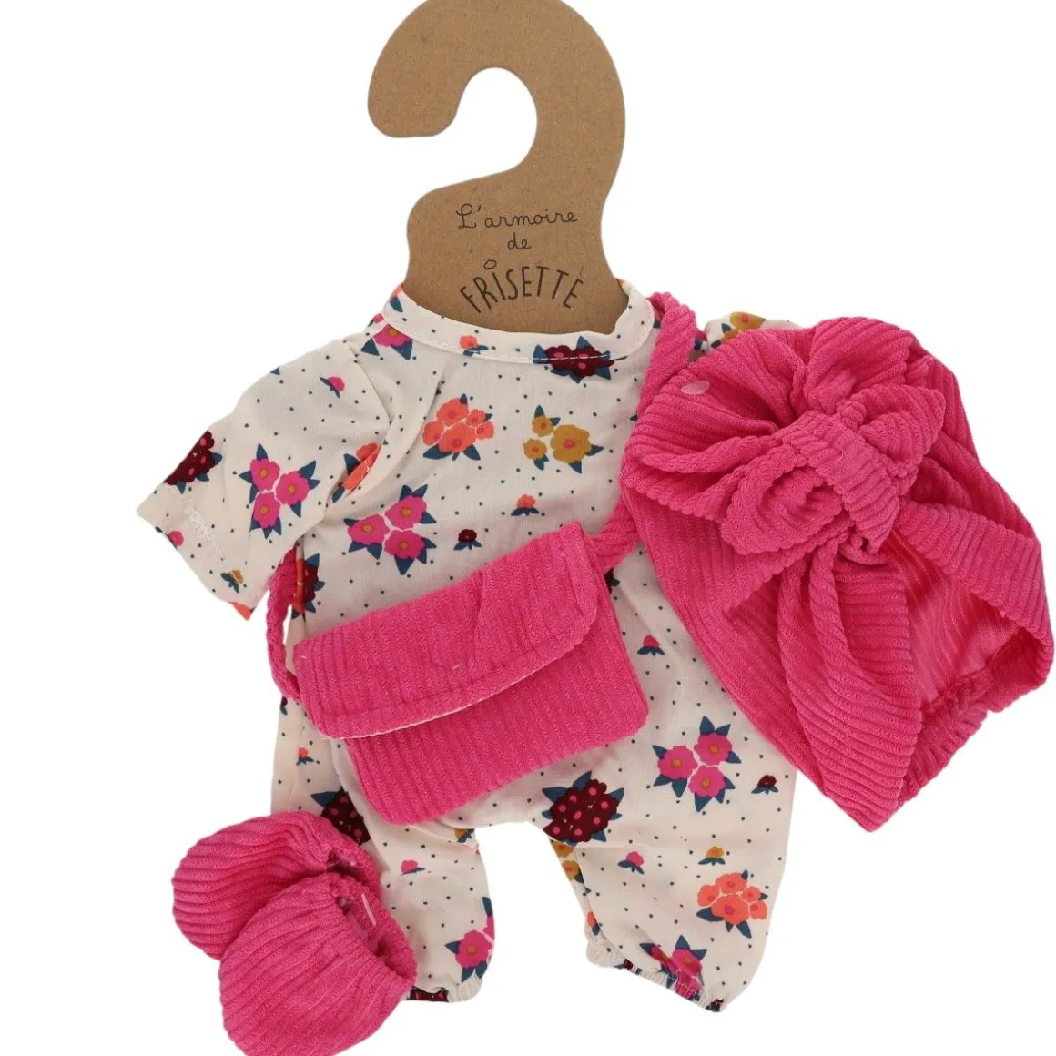 Tenue de poupée Victoire combinaison fleurie - La vie en rose