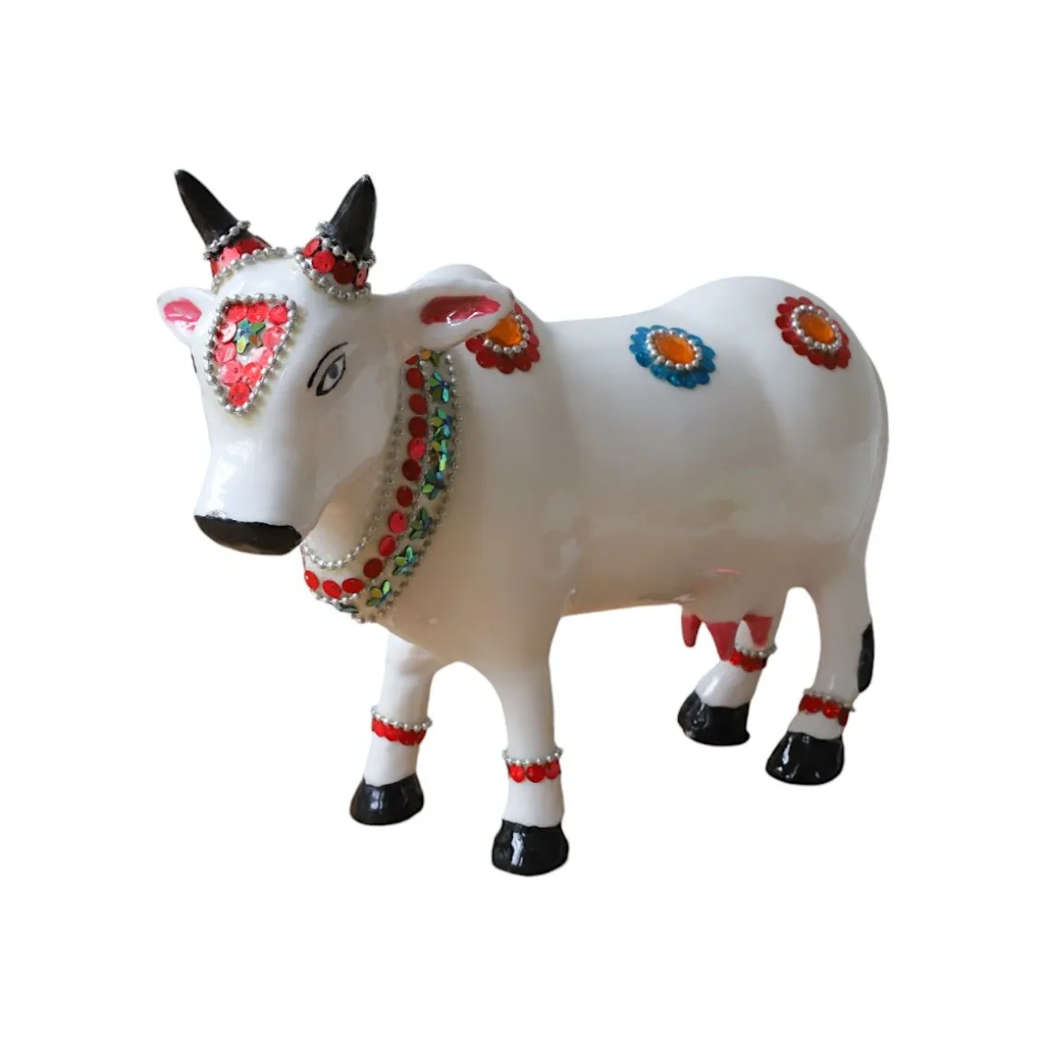 Tirelire statue vache sacrée - Mariage Indien