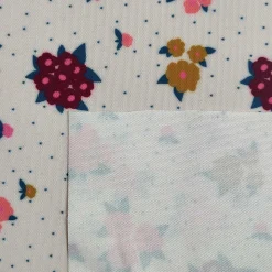 Toile cirée fleurs roses - La vie en rose