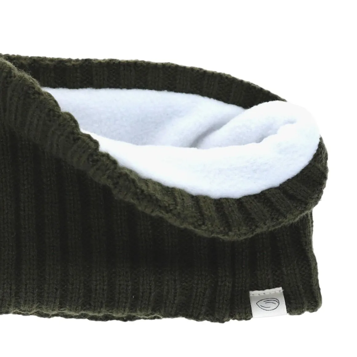 Tour de cou bébé vert foncé