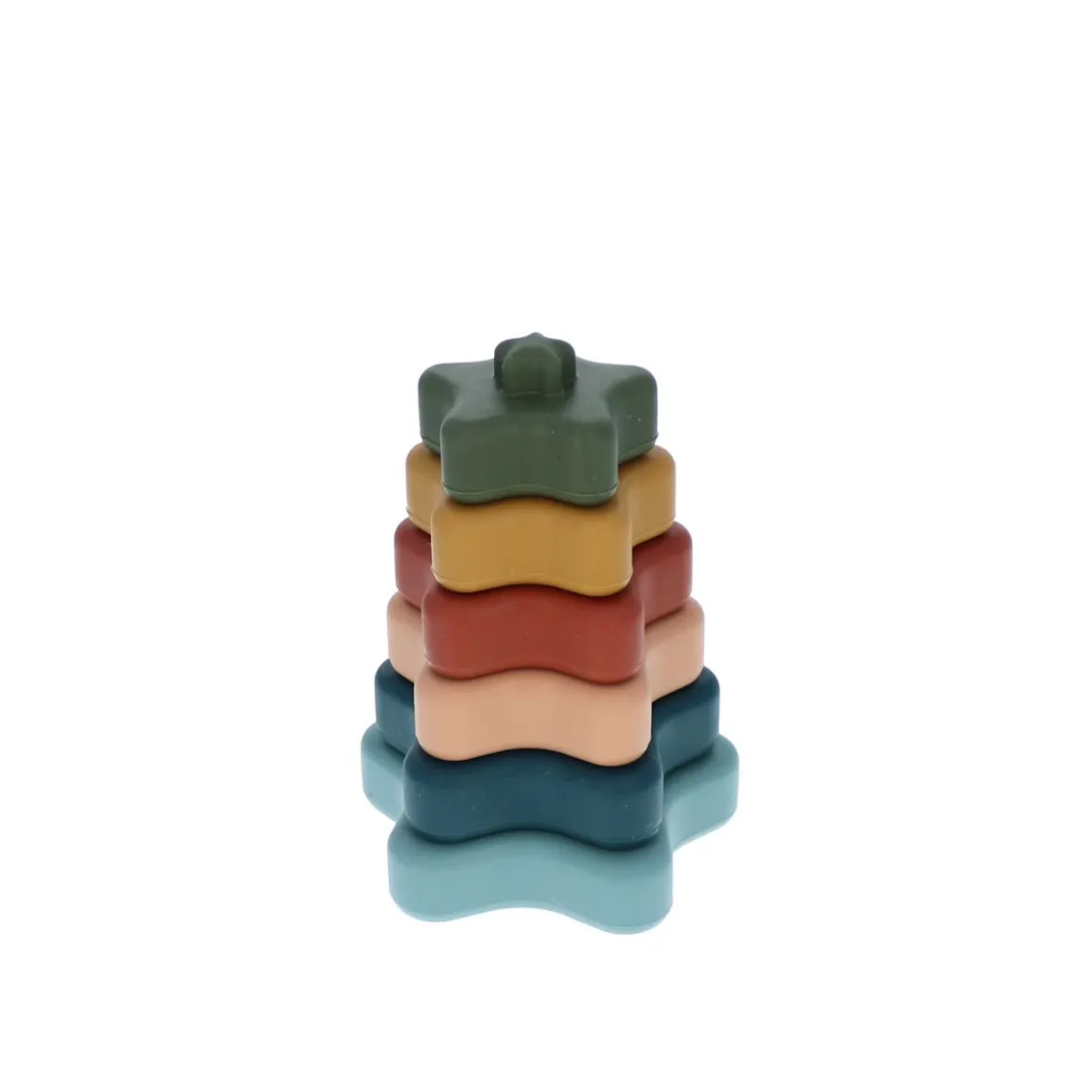 Tour empilable 6 étoiles en silicone