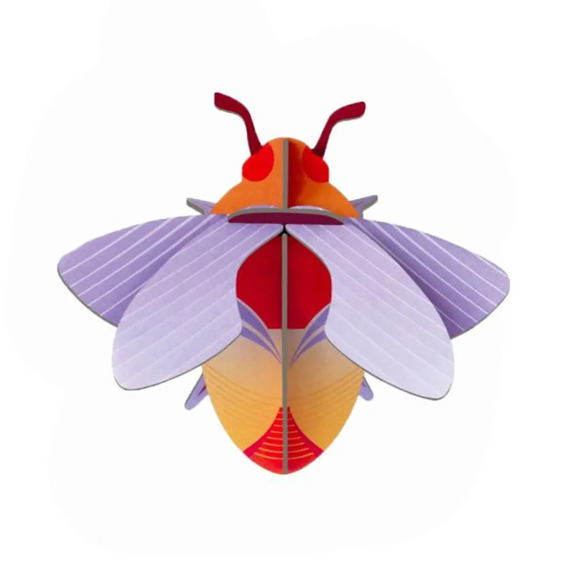 Trophée bourdon orange et mauve