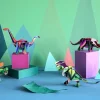 Trophée dinosaure diplodocus