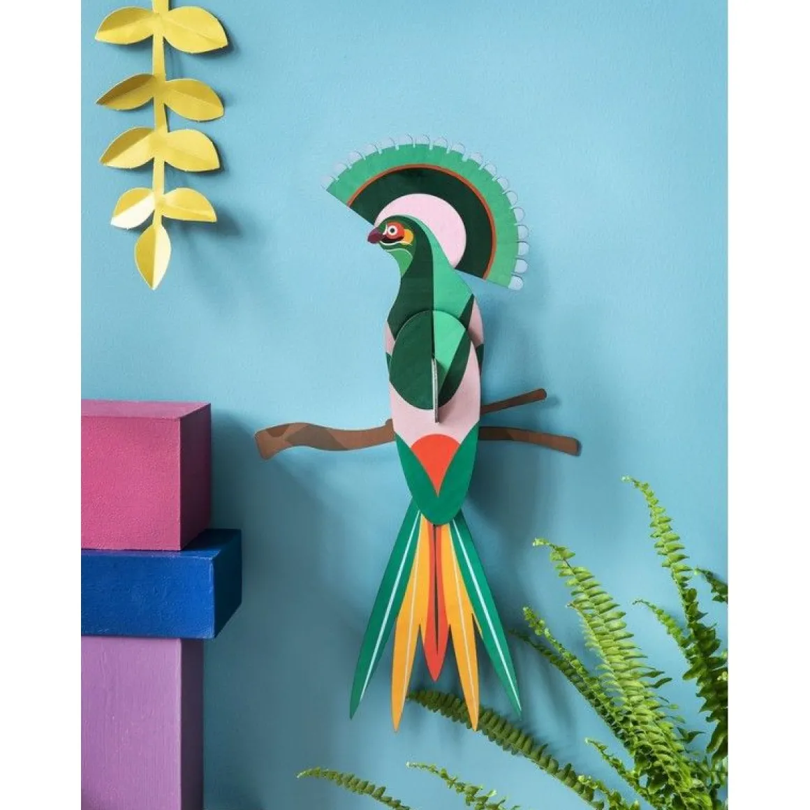 Trophée oiseau du paradis