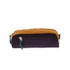 Trousse color block bleu et jaune
