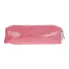 Trousse corail et rose à paillettes