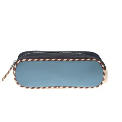 Trousse d'école bleu et marron