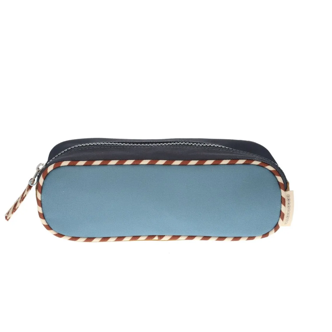 Trousse d'école bleu et marron