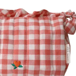 Trousse de toilette vichy - La petite poule rousse