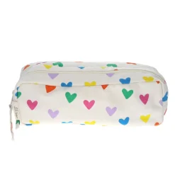 Trousse double zip multicœurs