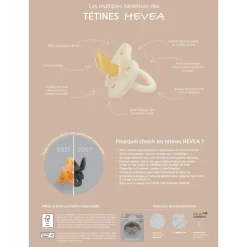 Tétine physiologique menthe 0-3 mois