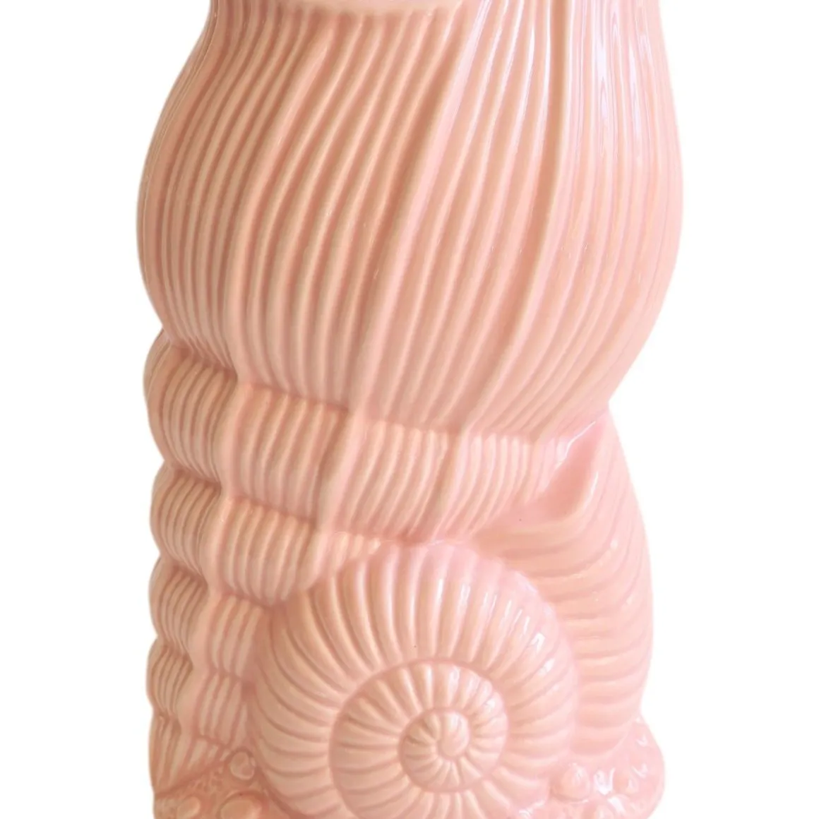 Vase coquillage rose en céramique - Dolphin Queen
