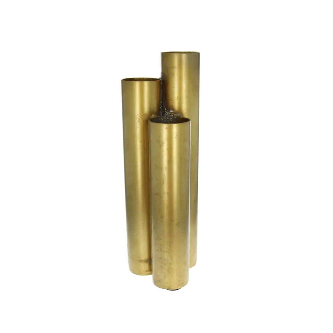 Vase laiton triptyque