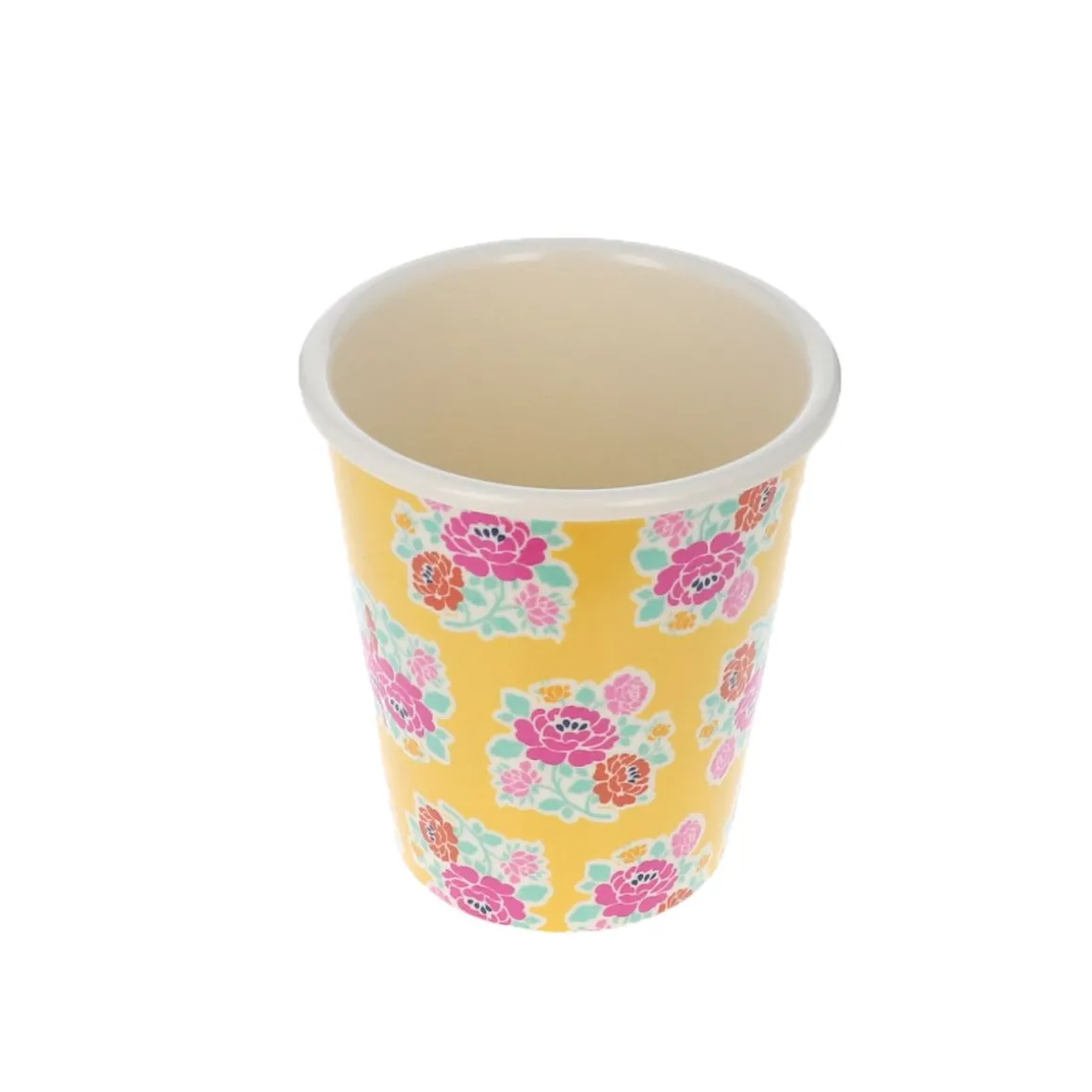 Verre en mélamine à fleurs jaunes Datcha