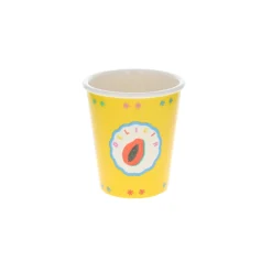 Verre en mélamine jaune papaye - Copacabana party !